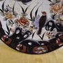 Large Vintage hand painted Satsuma Love Birds Plate Image 4