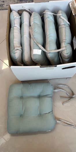 6 Kitchen Chair Cushions