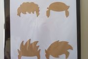 Sizzix Cutting Die - Boy Hair - Dress Ups