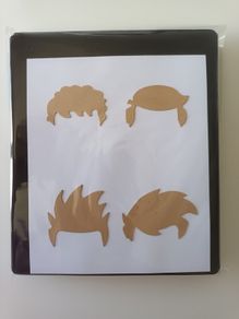 Sizzix Cutting Die - Boy Hair - Dress Ups