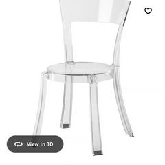 IKEA acrylic chair