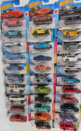 Japanese Hot Wheels Cars Mazda Nissan Toyota Subaru Honda Datsun JDM Japan