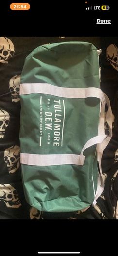 Tullamore dew whiskey bag