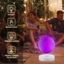 Levitating Moon Lamp -5.9inch Floating 16 Colors Moon Lamp -3D Printed Magnetic Levitation Night Light for Home Decor, Remote Control & Brightness Adjustable - Birthday Gifts for Lover Friends Image 5