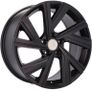 17" R Type Black Alloy Wheels Seat Skoda VW 5x112 Image 3