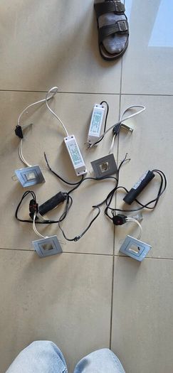 Transformer with downlight and LED x9