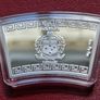 Samoa 30 gram Lunar Tigar 5 Dollar Fan shaped coin Image 4