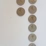 39 x Irish Sixpence Coins - "6d Reul" Image 7
