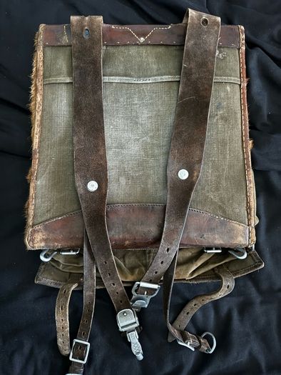WW2 German Tornister Pack RAD Marked 1937 Dated