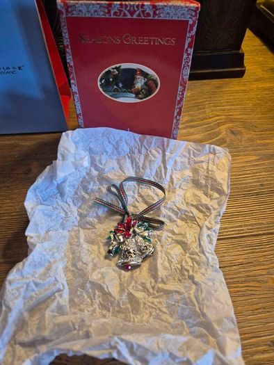 5 Newbridge Silver Colourful Crystal Christmas Decorations | Vintage & New Designs | Mint