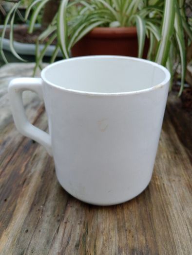 Old Carrigaline pottery mug, Irish farmhouse pottery