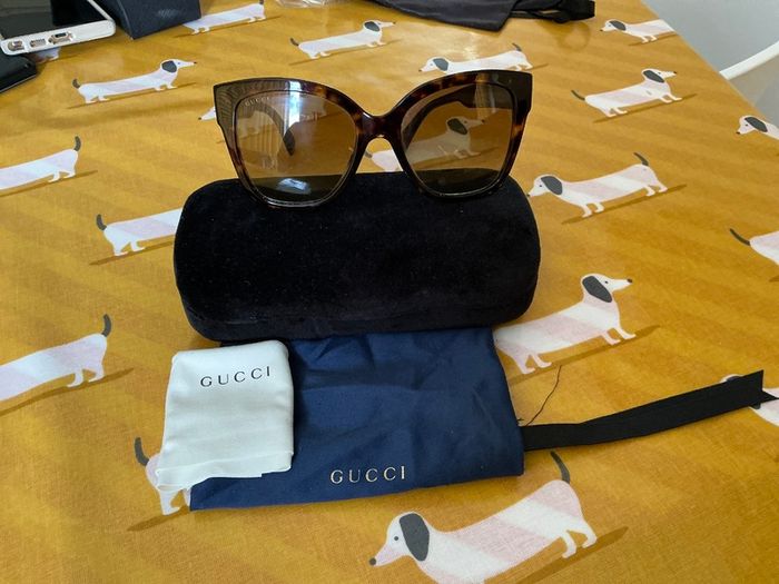 Gucci Brown Tortoiseshell Sunglasses