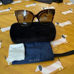 Gucci Brown Tortoiseshell Sunglasses