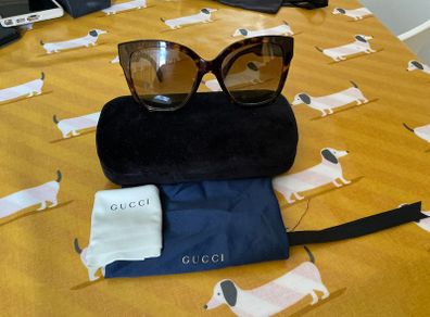 Gucci Brown Tortoiseshell Sunglasses