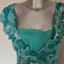 S.Oliver floral white green midi dress size UK12 EU40 Perfect condition Postage included Image 4