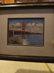 Framed print of Golden Gate birdge