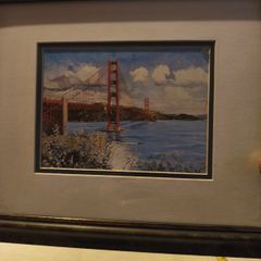 Framed print of Golden Gate birdge