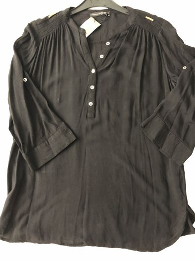 Black Cotton Blouse BNWT