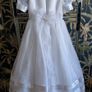 Beautiful White Communion Dress & Shoes for Sale Image 9