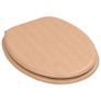 WC Toilet Seats 2 pcs with Lids MDF Bamboo Design Image 4