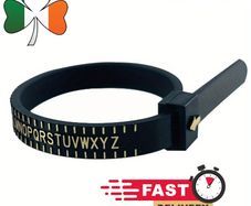 Uk & Irish Ring Sizer Adjustable Measure Finger Size Gauge For Men & Women A To Z