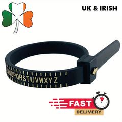 Uk & Irish Ring Sizer Adjustable Measure Finger Size Gauge For Men & Women A To Z