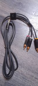 Genuine TV AV Cable Red White Yellow Speaker Earphone Headphone Cable For XBOX360 E Edition AV Video Cable 2M. Brand New. Free Postage!