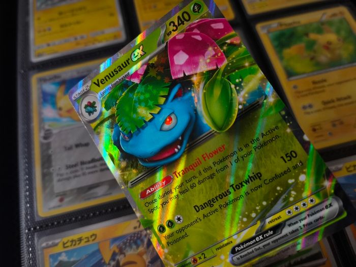 Venusaur EX ! Double Rare ! from Stellar Crown Set ! 2024 ! Pokemon Card !