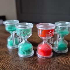 Kinder Egg Miniature Hourglass Set