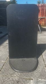 Pavement menu sign
