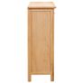 Wine Cabinet 72x32x90 cm Solid Oak Wood Image 4