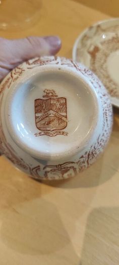 Vintage Teacup Pretoria Voortrekker Centenary 1838-1938 Porcelain Bowl. South Africa.