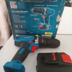 Hammer action battery drill