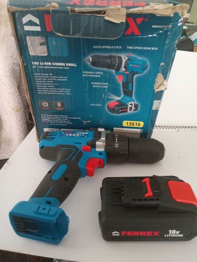Hammer action battery drill