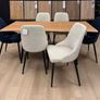 Extendable dining table set with chairs Image 3