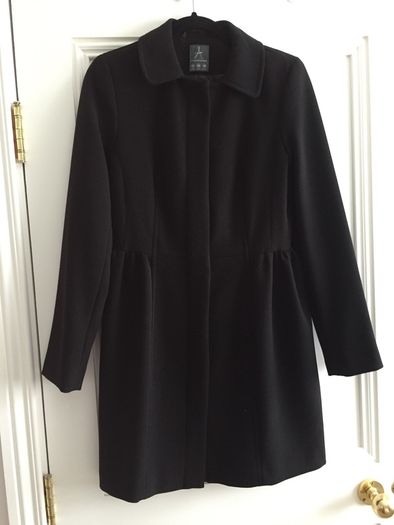 Brand New Black Coat: Size 10