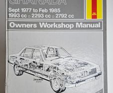 Ford Granada Haynes Manual - Ford Granada Workshop Manual