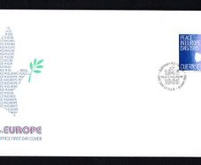 1985 Guernsey 40th Anniversary of Peace in Europe Commemorative Stamp First Day Cover (FDC)