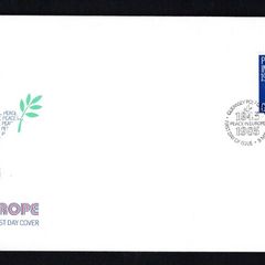 1985 Guernsey 40th Anniversary of Peace in Europe Commemorative Stamp First Day Cover (FDC)
