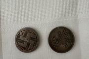 2 x hitler coins Olympics