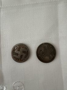 2 x hitler coins Olympics