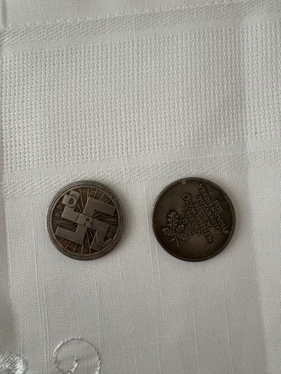 2 x hitler coins Olympics