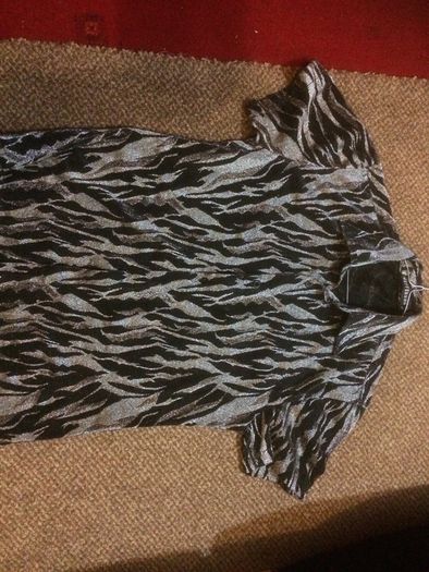 Black & Silver Zebra colour