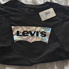 Levis Short Sleeve T-Shirt - Black - Size Large