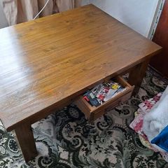 Solid wood coffee table