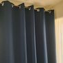 ringtop 90x90 navy blackout curtians Image 2