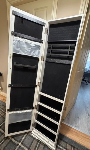 Full-Length Mirrored Jewellery Cabinet