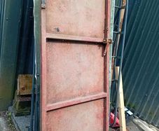 shed/garage door steel
