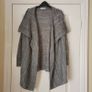 Grey Knitted Waterfall Cardigan Image 4