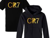 Kids Ronaldo CR7 Inspired United Hoodie T Shirt Hoody footy Merch Jumper Christiano Ronaldo Tee Boys Girls Gift football Top Tee